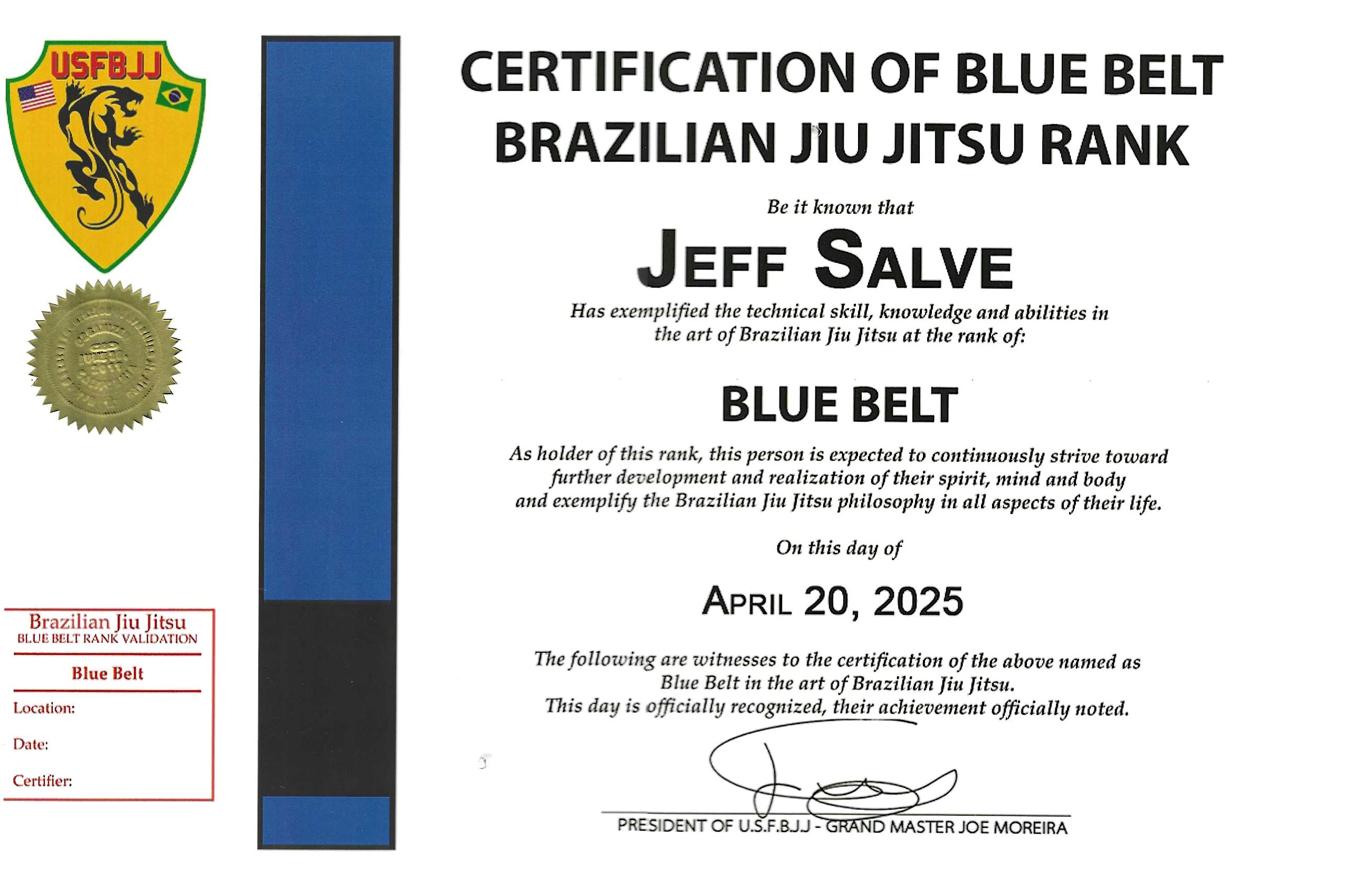 BJJ Blue Belt